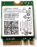 KARTA WIFI INTEL  WIRELESS-AC MODEL: 3165NGW