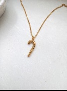 naszyjnik zimowy świąteczny laska stal nierdzewna chirurgiczna stali