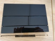 Przycisk Tece Square czarne szkło