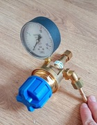 Reduktor RSOII-2,5 sieciowy TLEN Pomet G3/8 poziomy z pokrętłem