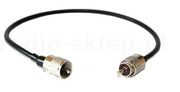 Kabel antenowy UHF wtyk / UHF wtyk RG58 0,30cm