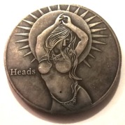 moneta kobieta słońce Heads One Dollar dolar