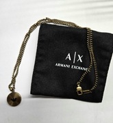 Nowy łańcuszek z zawieszką Armani Exchange.