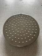 Deszczownica chrom 20cm silikonowe dysze mosiądz