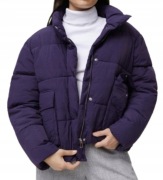 Kurtka damska L Fioletowa pikowana Nowa