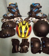 Rolki wraz z ochraniaczami