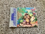 Sega game gear Tazmania - sama instrukcja