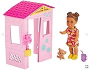 BARBIE SKIPPER DOMEK Z LALECZKĄ I AKCESORIA
