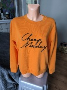 Cheap Monday bluza damska pomarańczowa L sweatshirt 