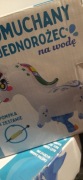 Dmuchany Jednorożec duży z pompka na wode