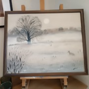 Obraz olejny w oprawie 54x44 cm