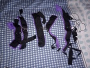 Zestaw kajdanki, masażer, łańcuszek 