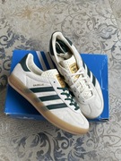 Buty damskie Adidas gazelle indoor olive skórzane 39.5 24.5cm