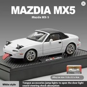 Mazda MX-5 1:32 Model Samochodu Diecast Światło Dźwięk Wyścigowy