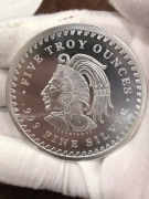 5 oz aztec moneta 
