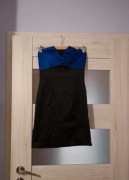 Krótka sukienka imprezowa granatowo-czarna  Danity