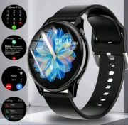 Czarny Smartwatch z bransoletą T2Pro