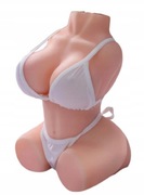 Mężczyzna seksowna pochwa pół ciała, odbyt duże piersi lalka do masturbacji