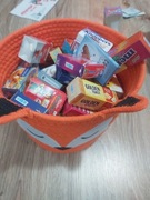 Zabawkowe opakowania po markowych artykułach spożywczych 