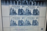 POLSKA 2015 BLOK 282 ND DREWNIANE CERKWIE  CZARNODRUK