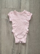 Body krótki rękawek różowe ażurkowe Primark r56