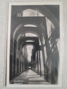 Świdnica Schweidnitz arkady Kreuzgang pocztówka przedwojenna Dolny Śląsk