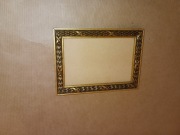 Stara złota drewniana ramka