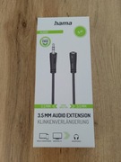 Kabel AUX przedłużający typu minijack, Hama, 5m