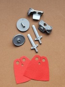 Lego Castle akcesoria, czerwone pelerynki