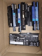 Baterie od laptopa laptopowe 15szt odzysk ogniw