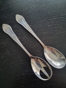 Łyżki do sałaty posrebrzane Hefra Met 60 