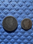 1906 P 1903 P 1/4$ i 10 Cent Barber Silver!!!