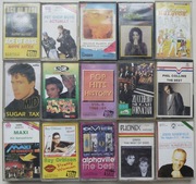 Zestaw 15 kaset magnetofonowych z muzyką POP #2