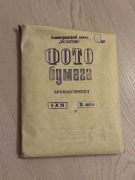 Oto papier fotograficzny PRL vintage retro