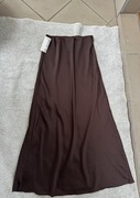 Spódnica satynowa czekoladowa italy