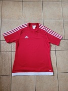 Czerwona koszulka adidas