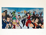 Obraz akrylowy dragon ball anime ręcznie malowany