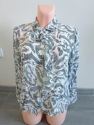 Koszula, elegancka, Carry, czarno-biała, we wzory