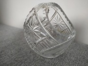 Mały koszyczek kryształowy PRL