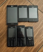 Zestaw telefonów LG, NOKIA