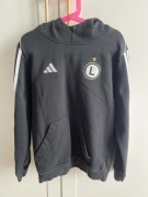 BLUZA Dziecięca czarna ADIDAS Legia 11-12 lat 152 cm