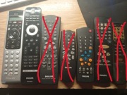 Piloty TV Philips Ambilight