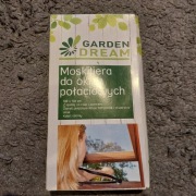 Moskitiera do okien polaciowych 130x150 czarna 2+1gratis 