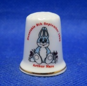 Naparstek Kolekcjonerski Porcelanowy - Zając Artur 