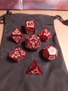 Zestaw kości - Czerwony Arystokrata (8)