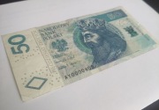 50 zł seria AY niski numer 