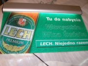LECH PREMIUM reklama podświetlana SUPER!