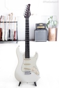 2018 Schecter Nick Johnston USA Signature in Atomic Snow