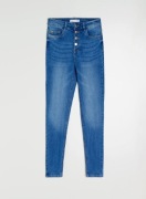Jeansy skinny rozmiar L42 niebieskie