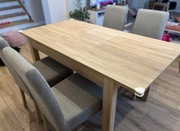 stół rozkładany dąb sonoma + krzesła